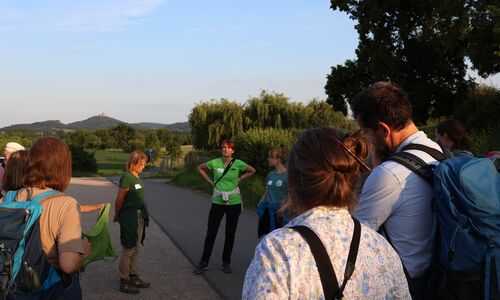 Exkursion am Schlossberg im Anschluss an die 2. PAG-Sitzung
